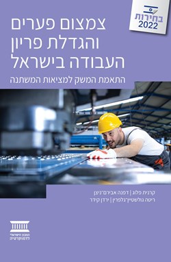 צמצום פערים והגדלת פריון העבודה בישראל: התאמת המשק למציאות המשתנה