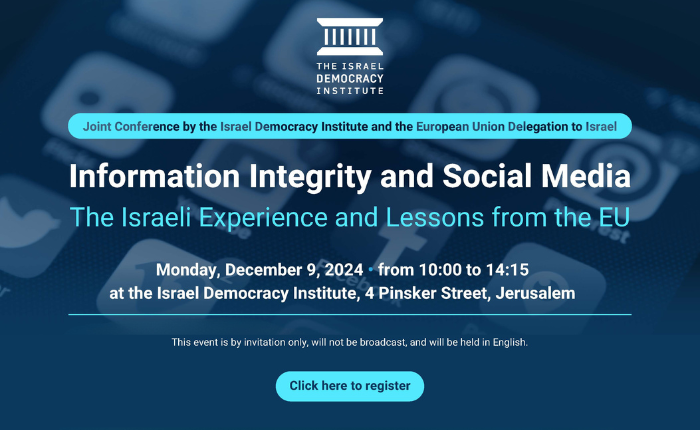 Information Integrity and Social Media - The Israel Democracy Institute