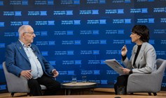  Reuven Rivlin with Prof. Suzie Navot at the Annual Shared Society Conference 2025