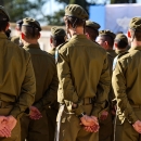 טקס השבעה של חיילי חטיבת החשמונאים, פברואר 2025 | Photo by Jonathan Shaul/Flash90