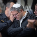 השר לביטחון לאומי איתמר בו גביר ומפכ"ל המשטרה דני לוי, ארכיון | Photo by Chaim Goldberg/Flash90