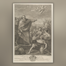 משה עם בני ישראל האוספים את המן, תחריט מהמאה ה-18 (בנדטו ארדי, לפי ציור של גווידו רני) | Photo by IMAGO IMAGES via REUTERS