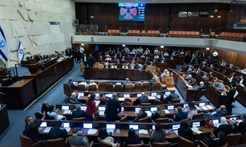 הצבעה במליאת הכנסת, יולי 2026 | Photo by Yonatan Sindel/Flash90