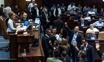 הצבעה בכנסת על חוק הקפאת המעצרים, יולי 2026 | Photo by Chaim Goldberg/Flash90