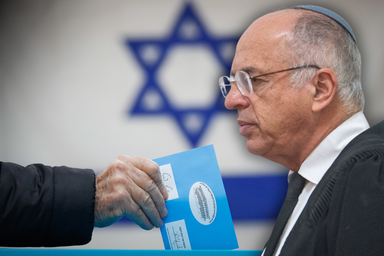 יו"ר ועדת הבחירות, השופט סולברג. להתאים את הכללים למציאות החדשה | Photos by Yonatan Sindel, Olivier Fitoussi/Flash90