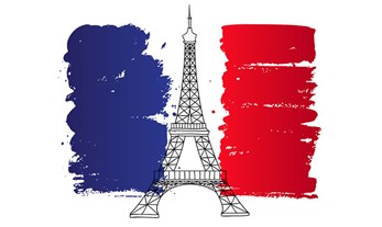 מגדל אייפל ודגל צרפת